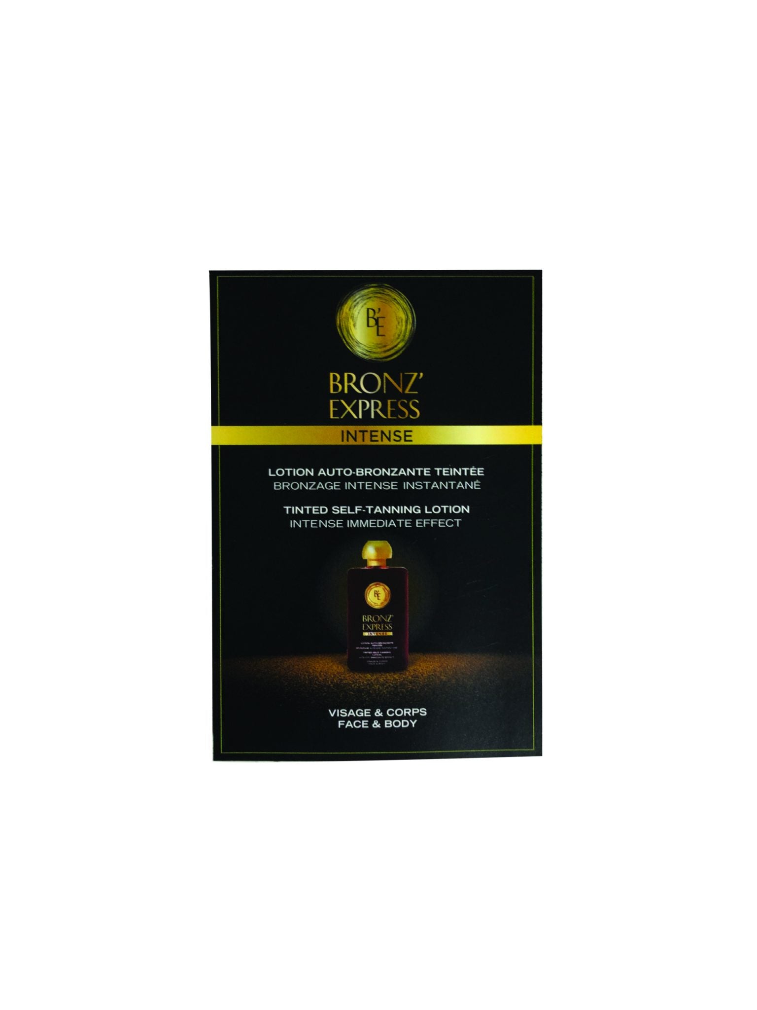 FACE AND BODY TINTED SELF-TANNING LOTION prøve - INTENSE 3 ml