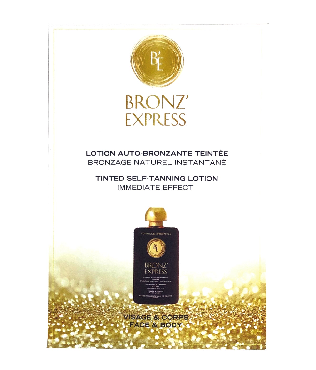 FACE AND BODY TINTED SELF-TANNING LOTION prøve - ORIGINAL 3 ml