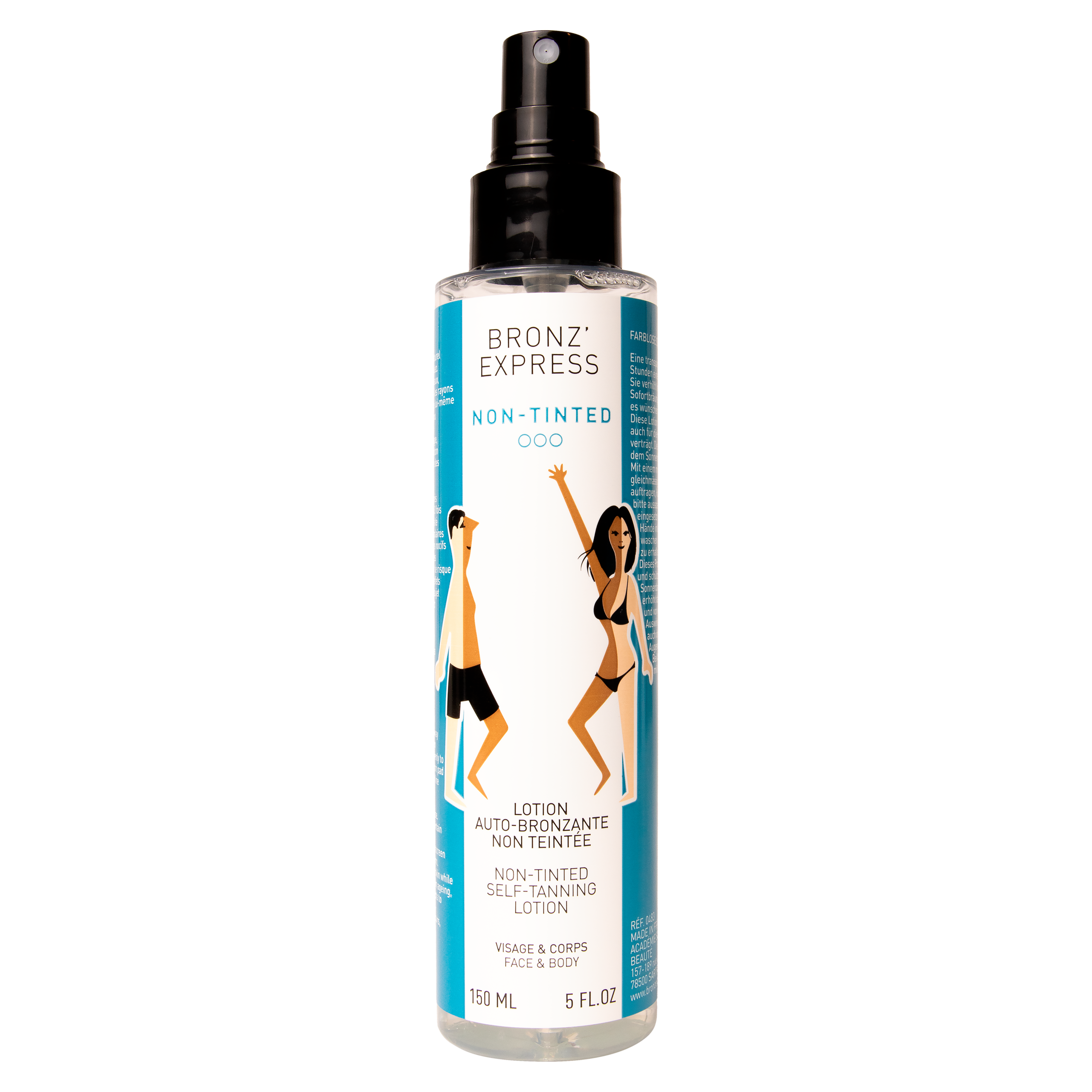 Non-tinted self-tanning lotion face & body 150 ml