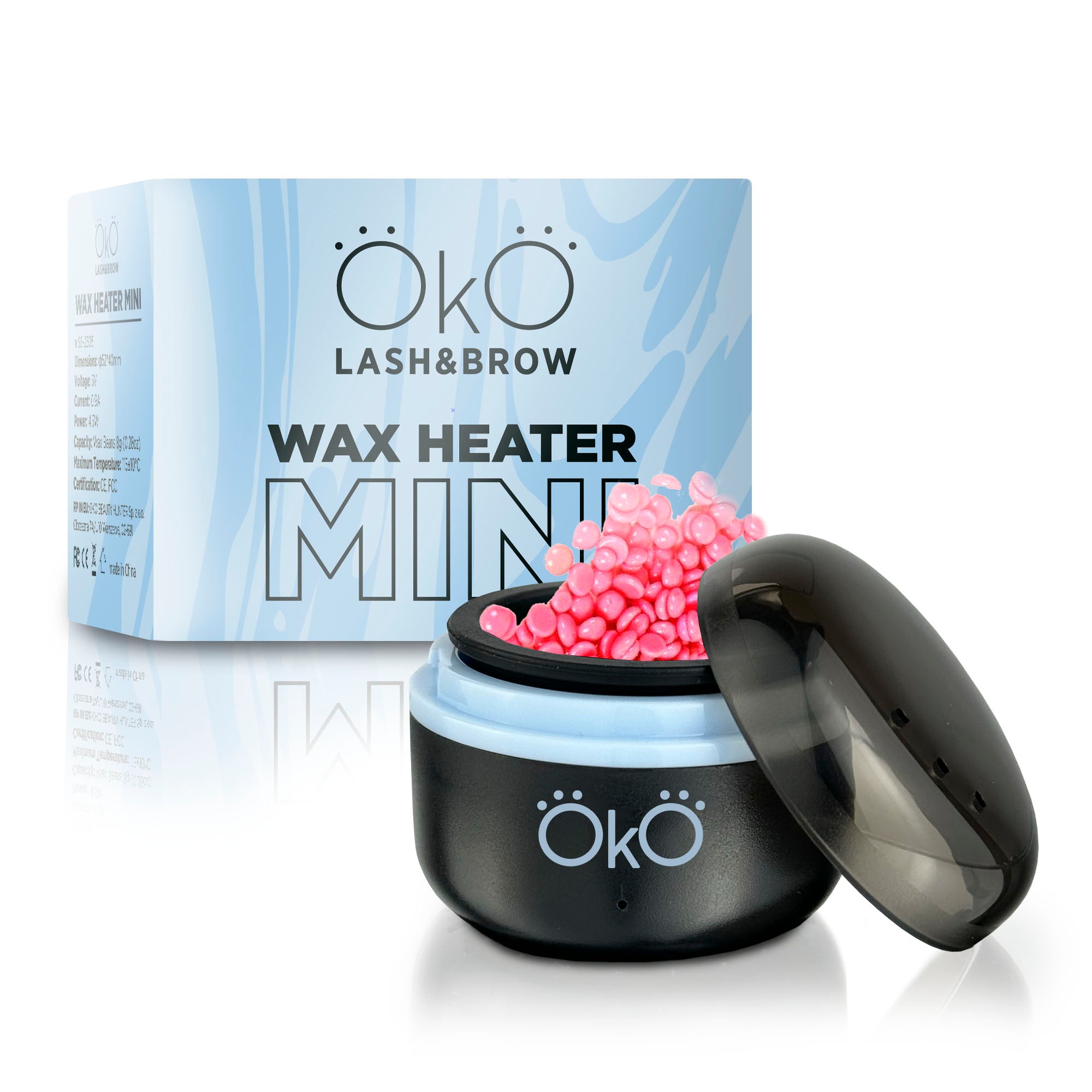 Wax Heater mini ÖkÖ sort