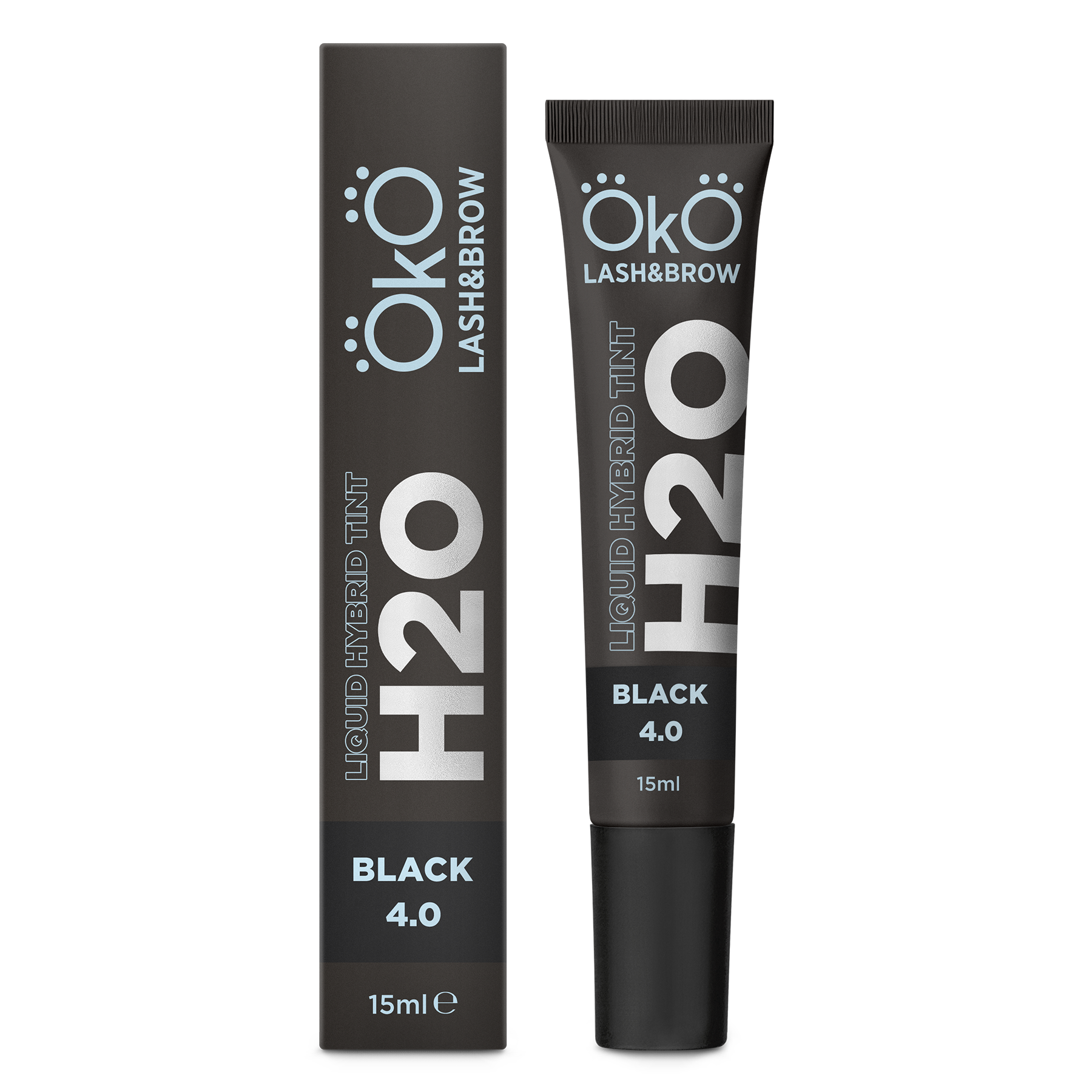 ÖkÖlash & brow Liquid Hybrid tint H2O BLACK 15ml