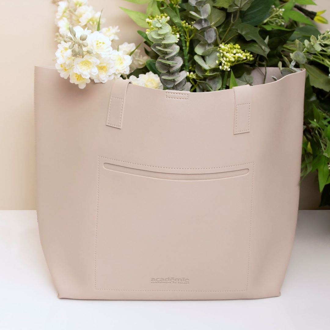 Academie Shopping bag i læderlook