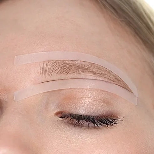 Silicone eyebrow stickers, 5 par