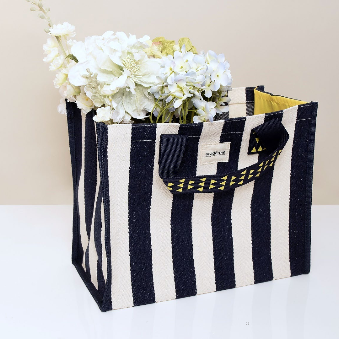 Academie stribet taske