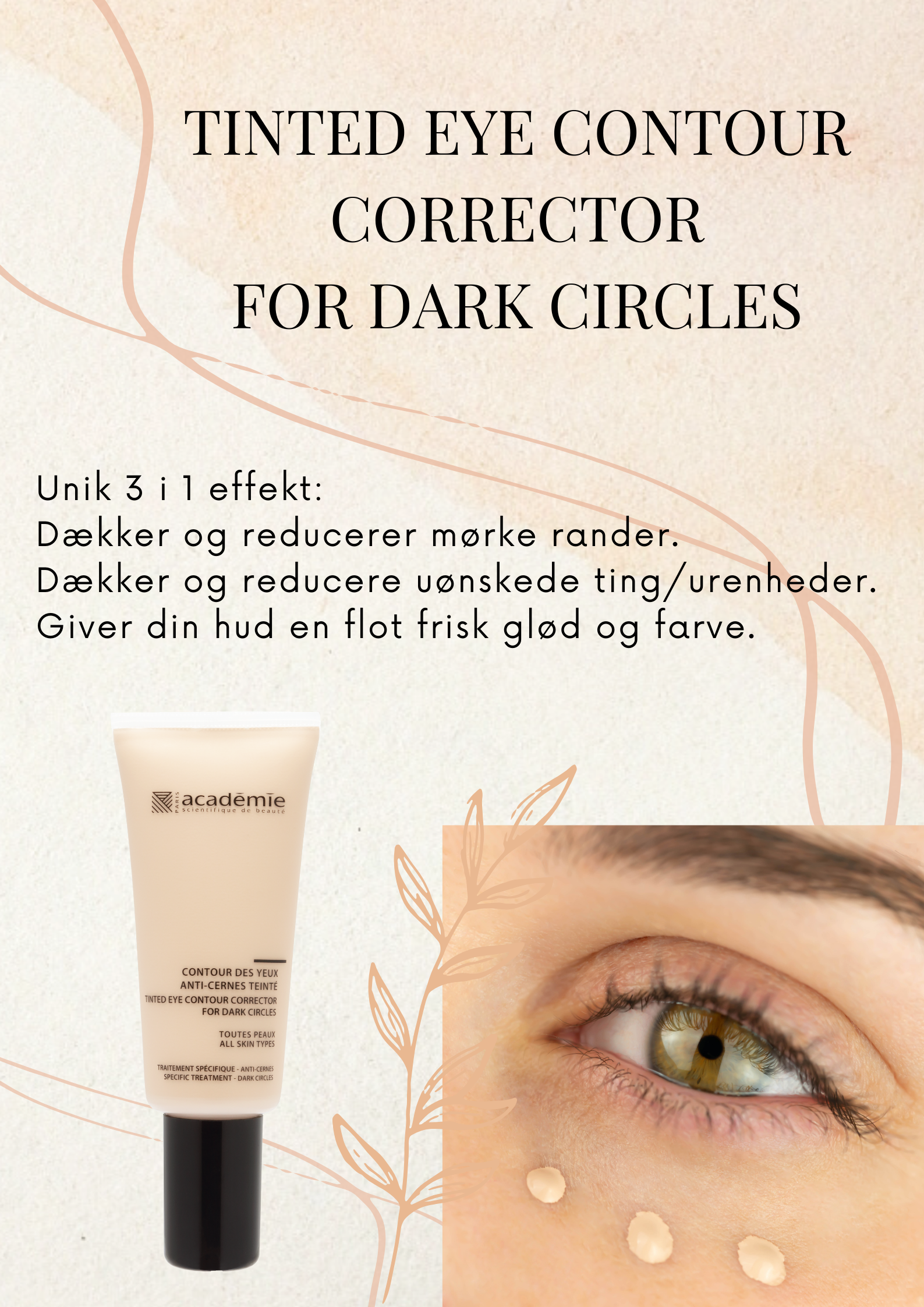 A4 skilt Tinted Eye Contour Corrector