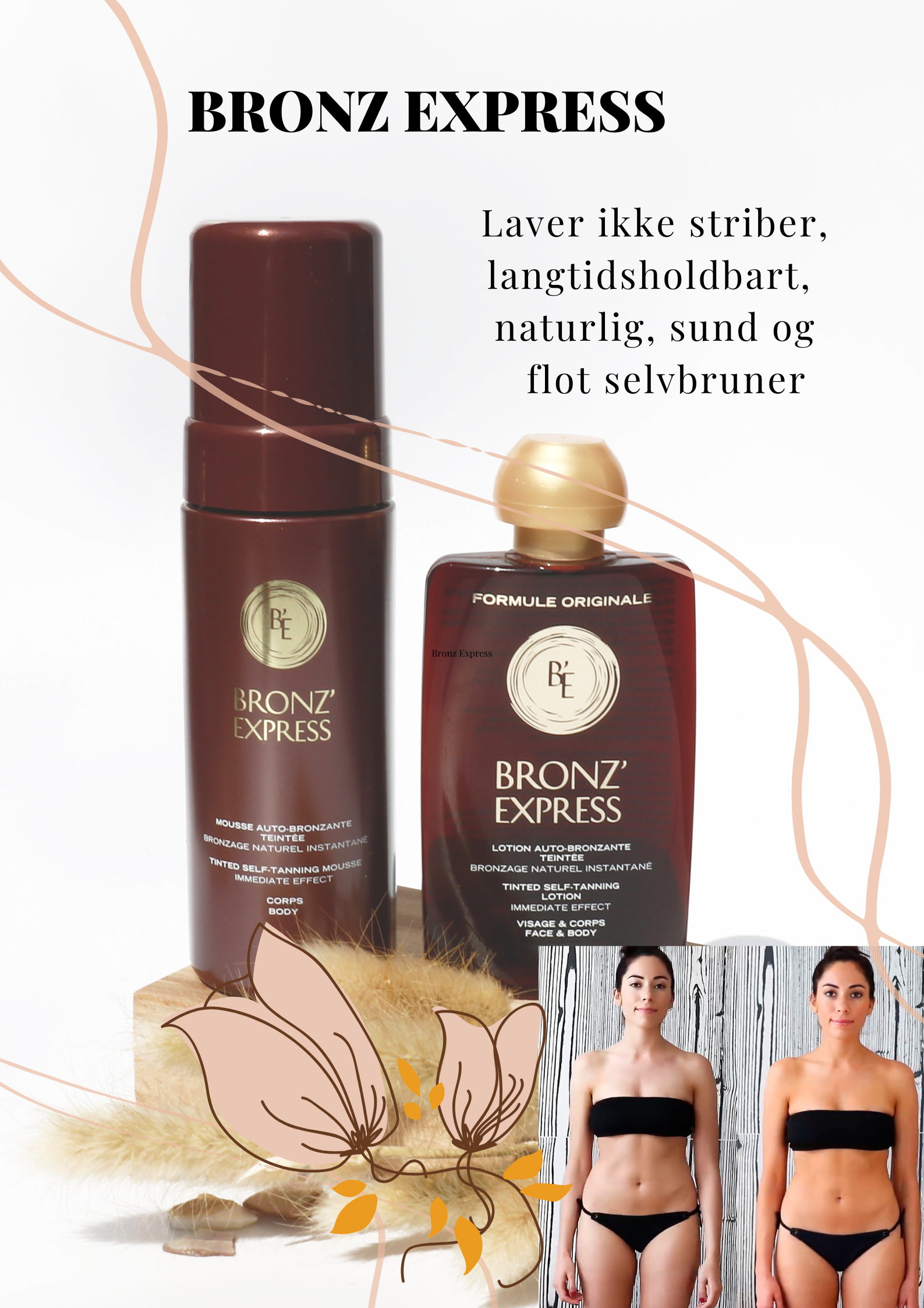 b2b A5 skilt med Bronz Express