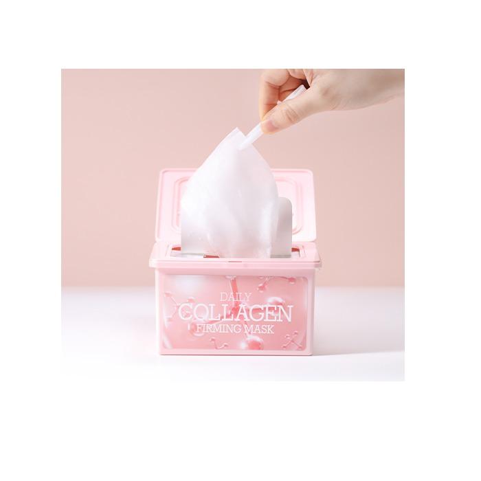 Daily Collagen Firming Mask, 30 ansigtsmasker i boksen K-Beauty (B2B)