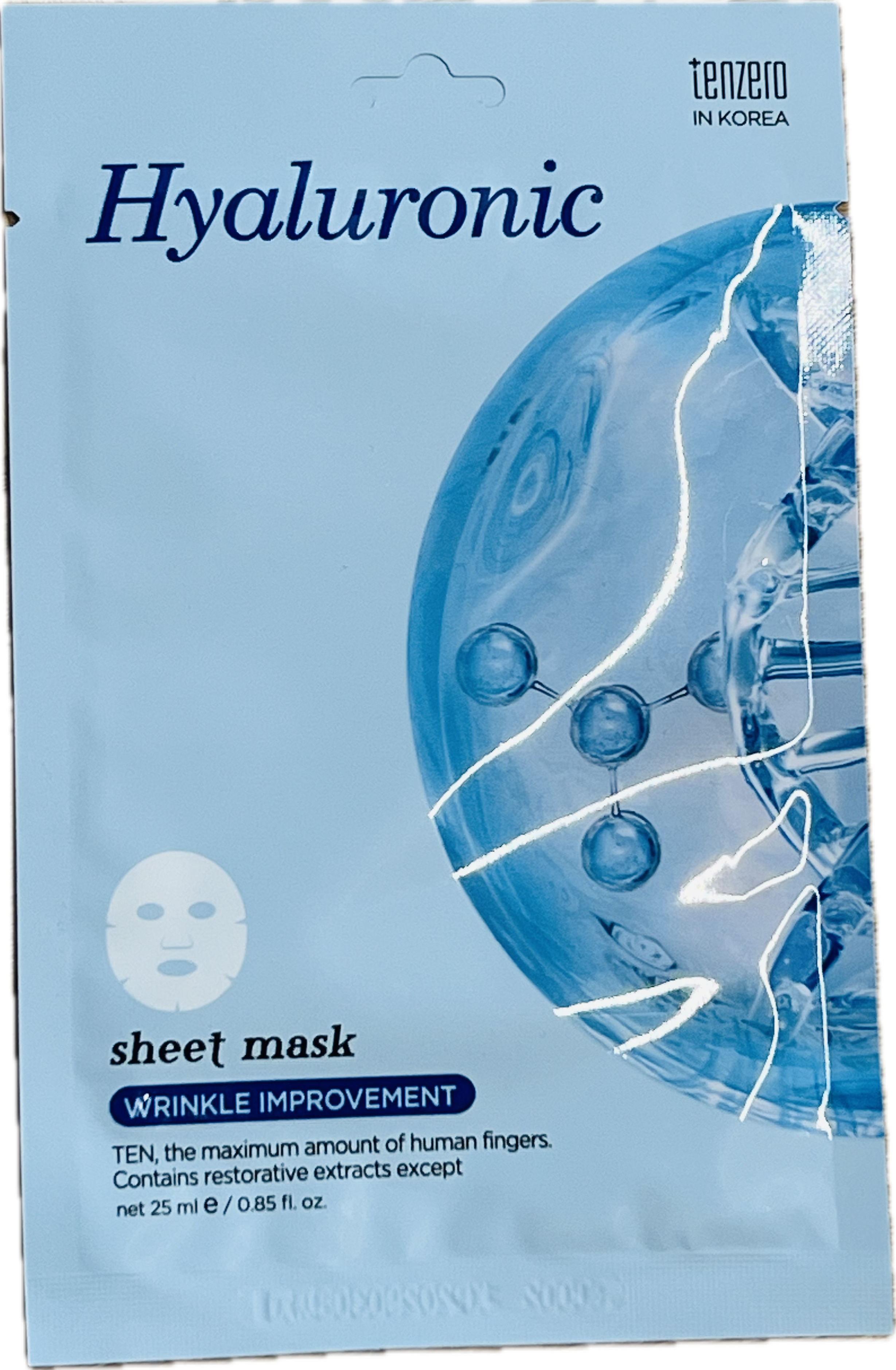 Hyaluronic Sheet Mask K-Beauty (B2B)