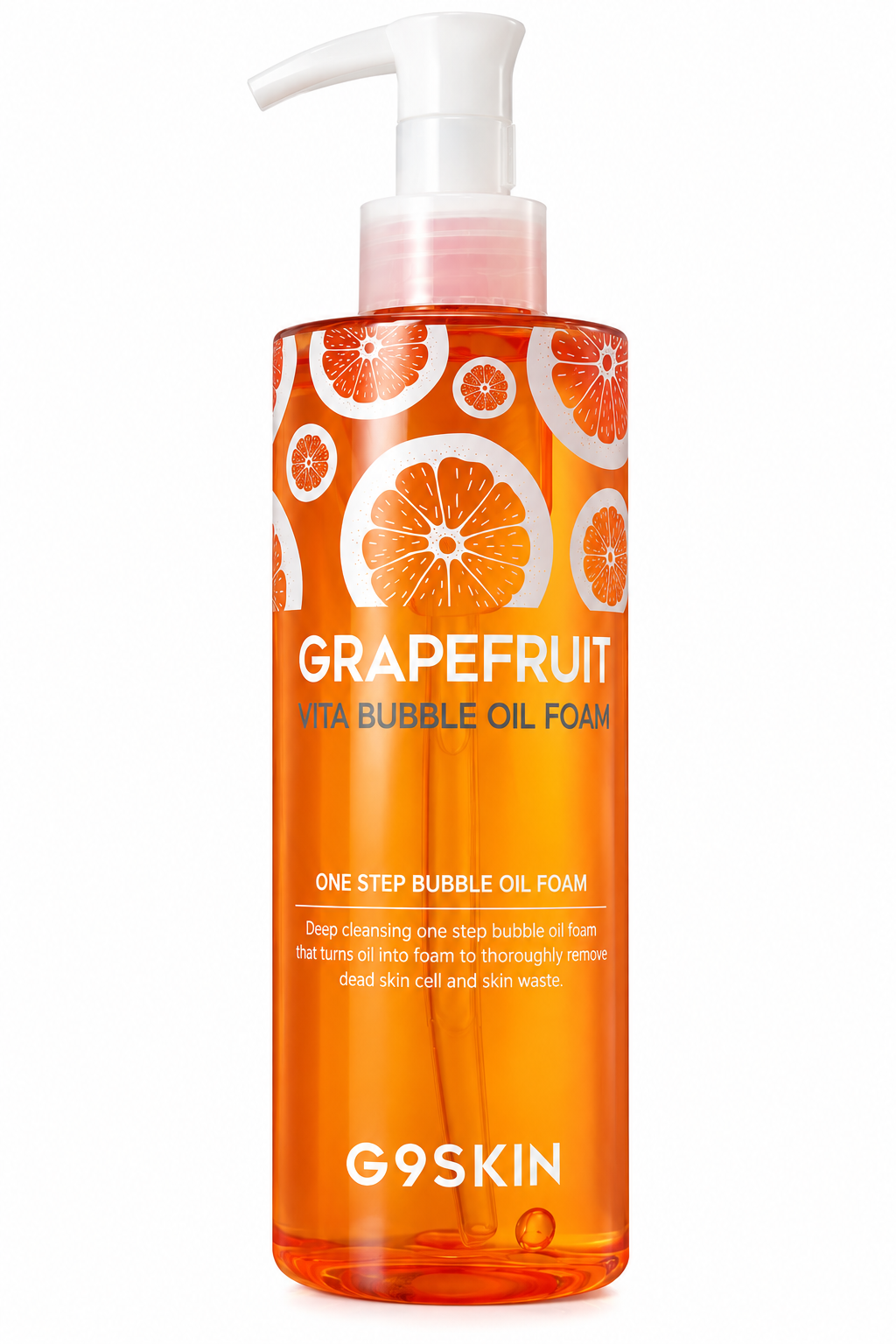 G9SKIN Grapefruit Vita Bubble Oil Foam K-beauty (B2B)