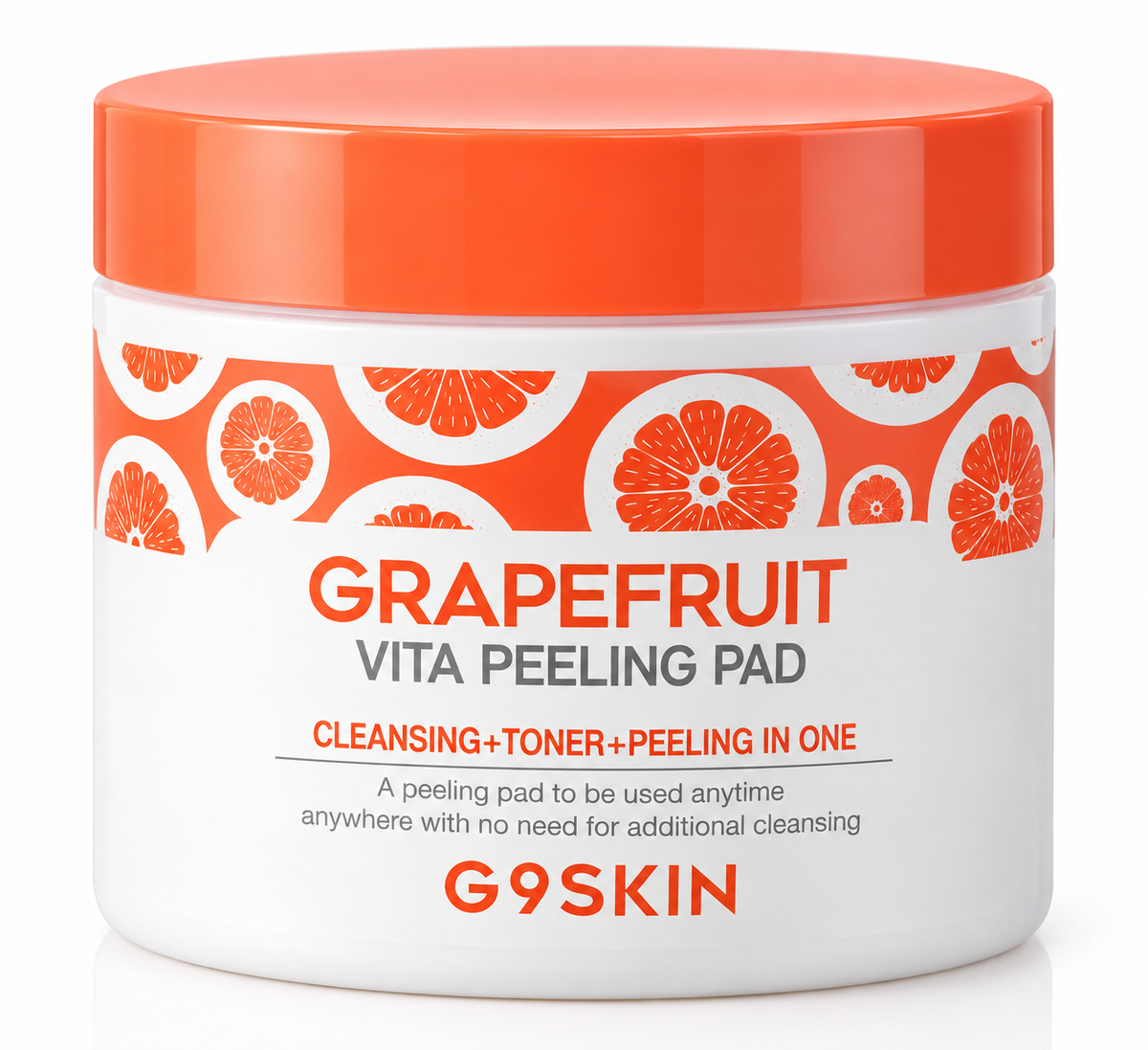 G9SKIN Grapefruit Vita Peeling Pad – K-Beauty – 100 pads