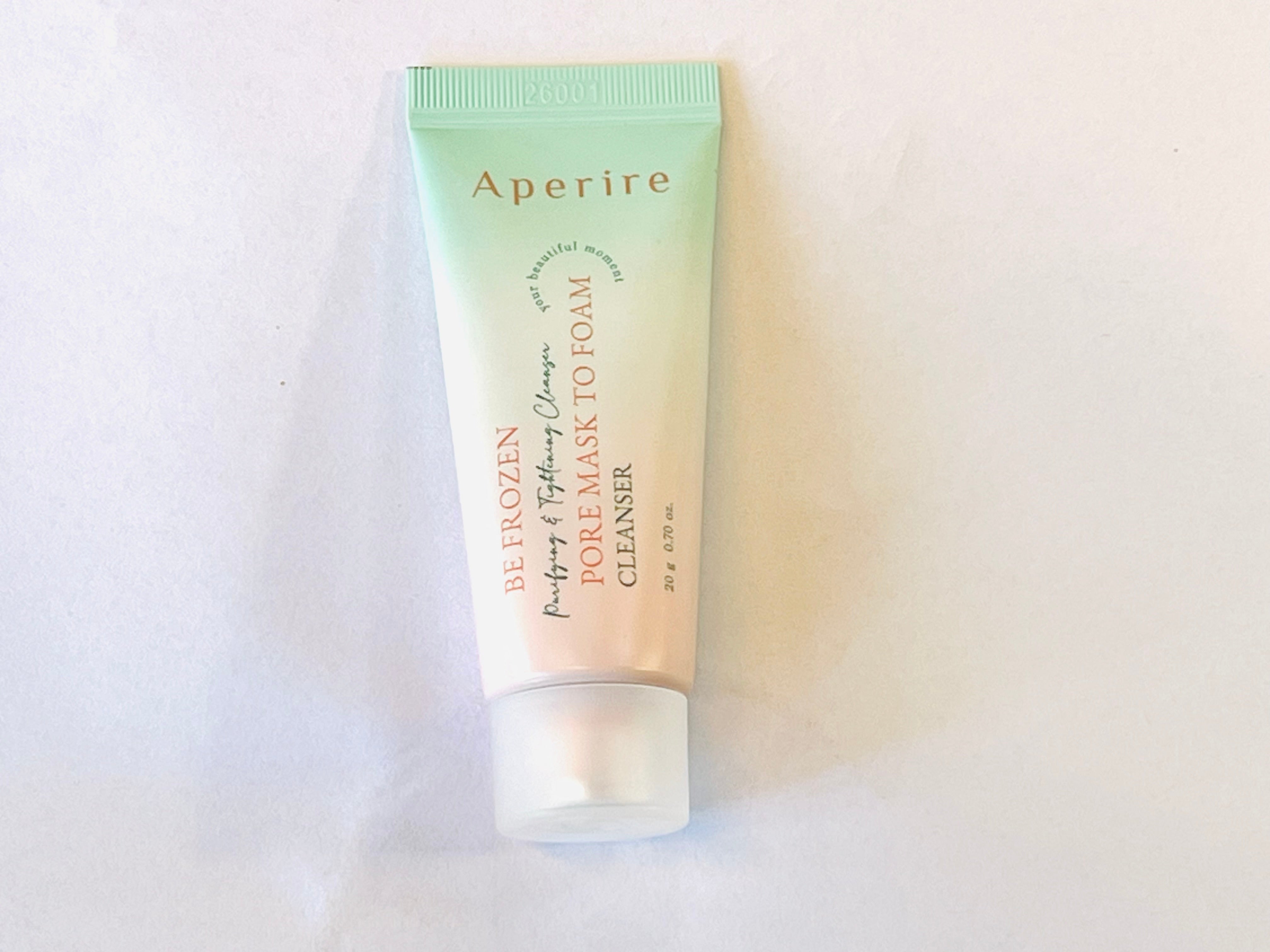 Aperire - Pore mask to foam cleanser rejsestørrelse K-Beauty (B2B) 20g