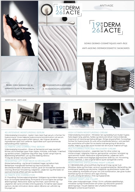 Derm Acte Anti Age flyers