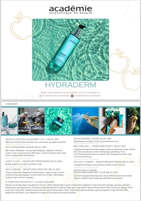 b2b Flyers med Hydraderm