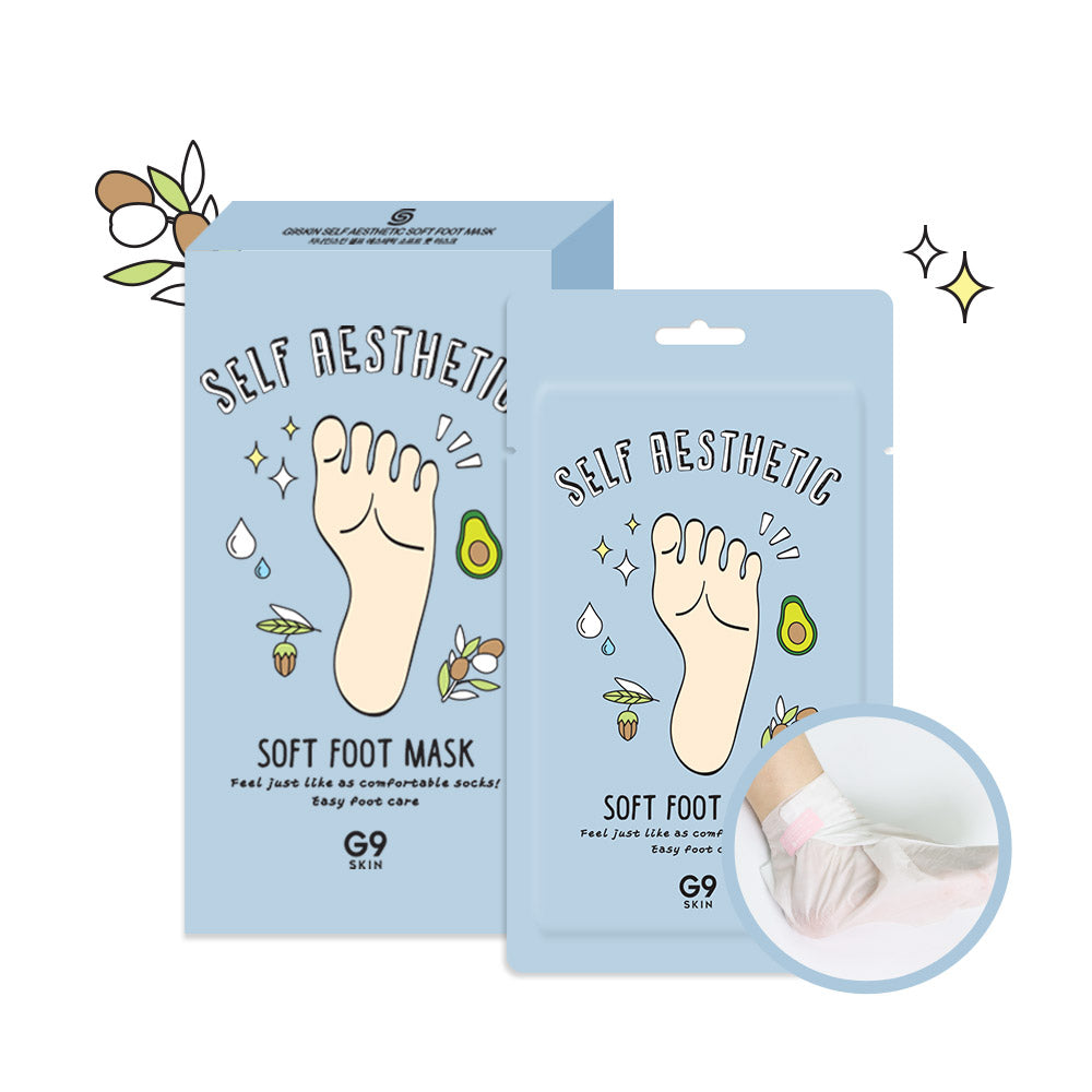 G9SKIN SELF AESTHETIC SOFT FOOT MASK K-beauty