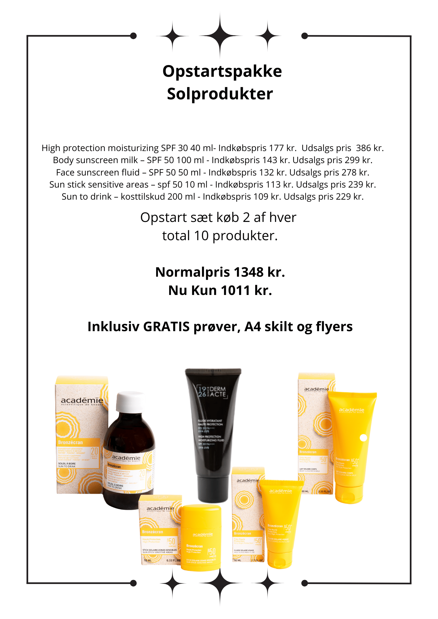 Opstartspakke Solprodukter (B2B)