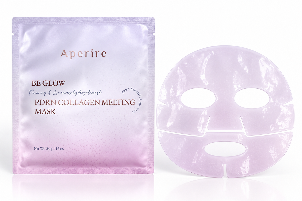 Aperire BE GLOW PDRN Collagen Melting Mask – K-Beauty