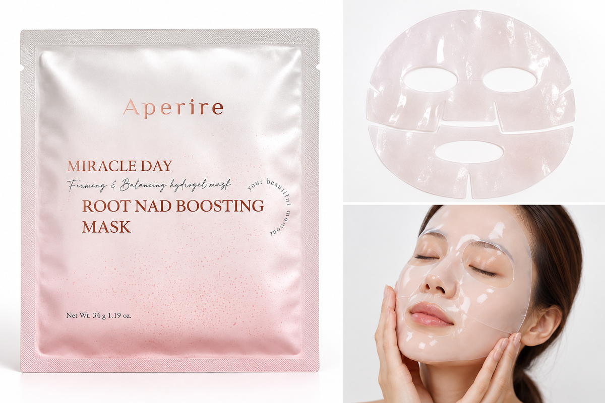 Aperire Miracle Day Root NAD Boosting Mask K-beauty